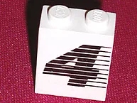 Panel 1 x 2 x 2 with Number 4 Print [8840]