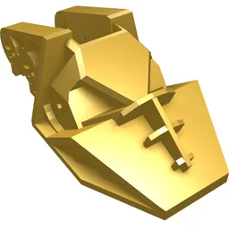 Technic Block 3 x 6 x 1 & 2/3 / Metallic Gold