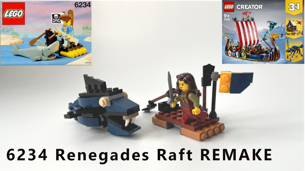 Lego 6234 Renegades Raft REMAKE