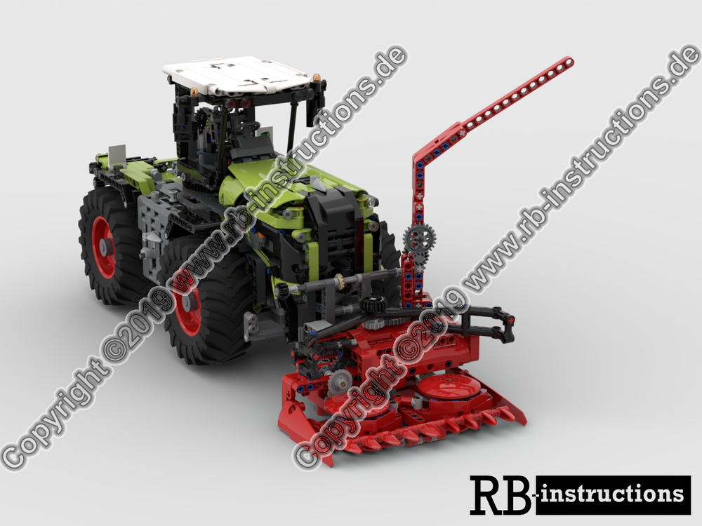 Lego Disc chopper for Claas Xerion 5000 or Fastrac (Scheibenradhäcksler)