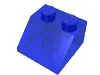 Brick Sloped 45° 2 x 2 / Trans-Dark Blue