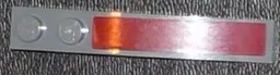 Slope, Curved 6 x 1 with 2 Studs with Dark Red Stripe Pattern (Sticker) - Set 7964
