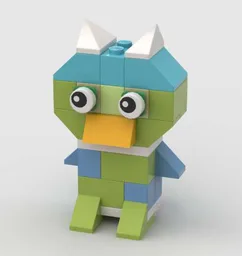 10704 BlueLime Bird