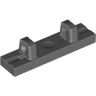 Lego Hinge Tile 1 x 4 Locking Dual 1 Fingers on Top [4 Locking Ridges] / Dark Bluish Gray