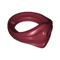Minifig Neckwear Bandana (Ninjago) / Dark Red