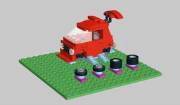 Emmet's Race Car Frame Rack