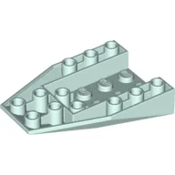 Brick Wedged, Sloped Inverted 6 x 4 with 2 Stud Connections / Light Aqua