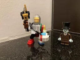 Mad scientist and his puppet