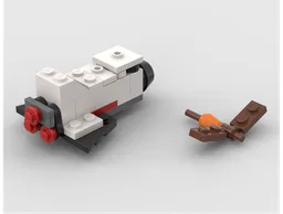 11012 Space Shuttle with Satellite
