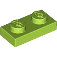 Plate 1 x 2 / Lime