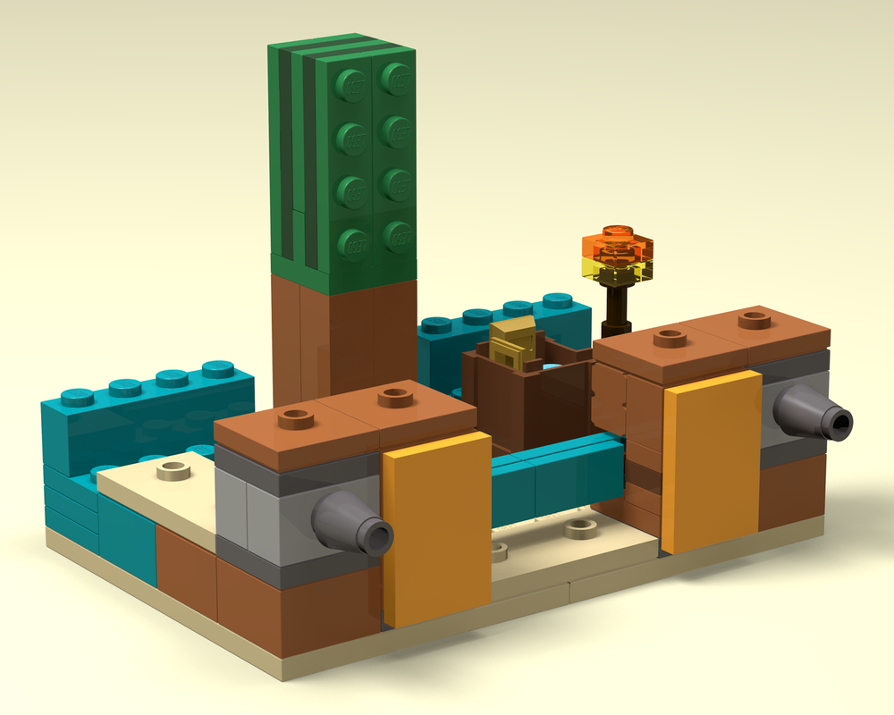 Lego Fortress - Alternate Build of 21267 The Illager Desert Patrol