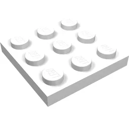 Plate 3 x 3 / White