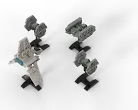 Micro imperial shuttle & Star Fighters