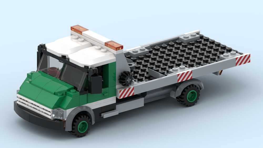 Lego 60017 Flat Bed Truck - 8 stud wide modification