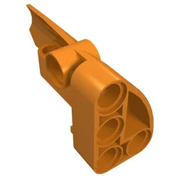 Technic Panel Fairing # 3 Small Smooth Long, Side A / Orange