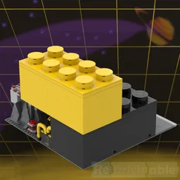 Bricks to live in Blacktron version