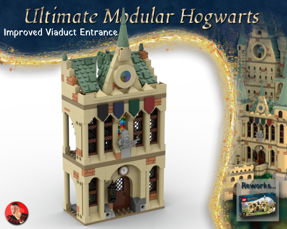 Lego HP Modular - Improved Viaduct Entrance