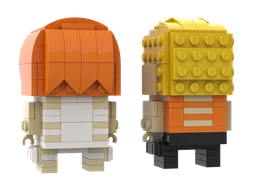 Korben + Leeloo - Fifth Element - Brickheadz Version 1