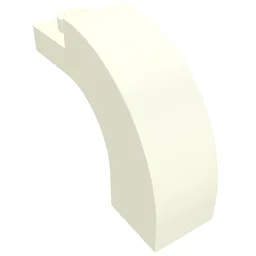 Brick Arch 1 x 3 x 2 Curved Top / White