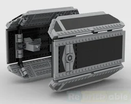 Modular Tie Bomber/Advanced wings: 75393 compatible