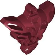 Large Figure Skeletal, Torso with 6 Holes (Matoran) / Dark Red