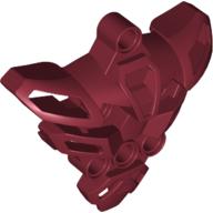 Lego Large Figure Skeletal, Torso with 6 Holes (Matoran) / Dark Red