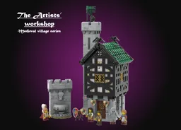 The Artists' workshop - Medieval village series