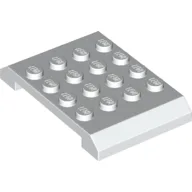 Brick Sloped 4 x 6 x 2/3 Double / White