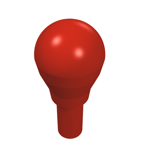 Lego Musical Instrument Maracas / Red