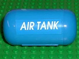 Pneumatic Air Tank with White 'AIR TANK' Pattern (Sticker) - Set 8250