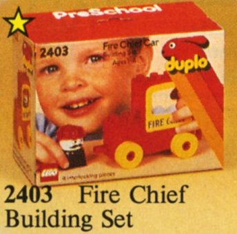Lego Fire Chief Building Set