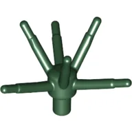 Plant, Flower Stem with Bar and 6 Stems / Dark Green