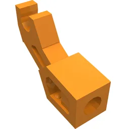 Arm Mechanical with Clip [Thick Support] / Orange