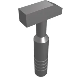 Tool Hammer Cross Pein [3-Rib Handle]