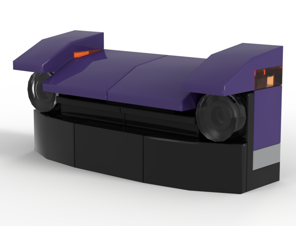 Lego 60408 purple muscle car front bumper 2