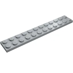 Plate 2 x 12 / Light Bluish Gray
