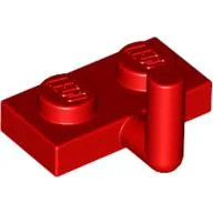 Plate Special 1 x 2 with Bar Up [Horizontal Arm 5mm] / Red