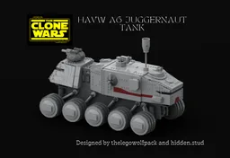 HAVw A6 juggernaut tank V3 brickbuilt wheels