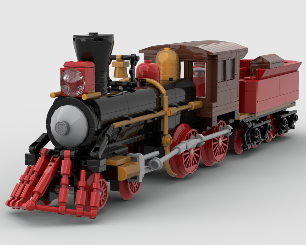 Lego 1800's Western 4-4-0 Steam Engine Locomotive