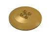 Dish 6 x 6 Inverted (Radar) with Solid Studs / Pearl Gold