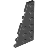 Lego Wedge Plate 6 x 3 Left / Black