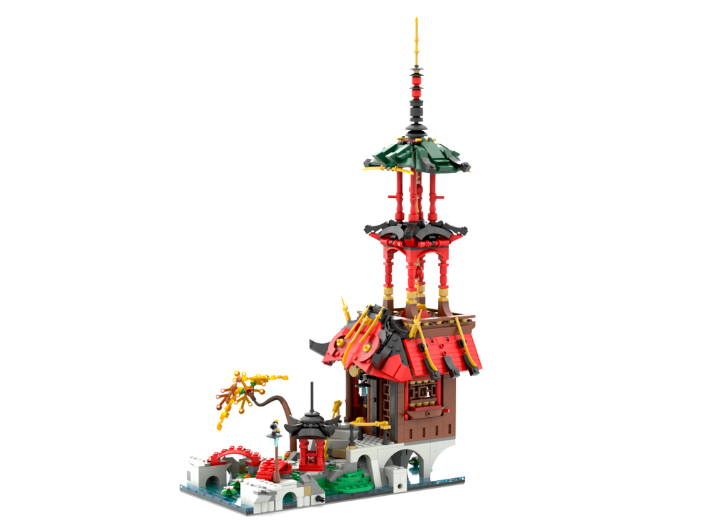 Lego Ninjago City Garden Modification