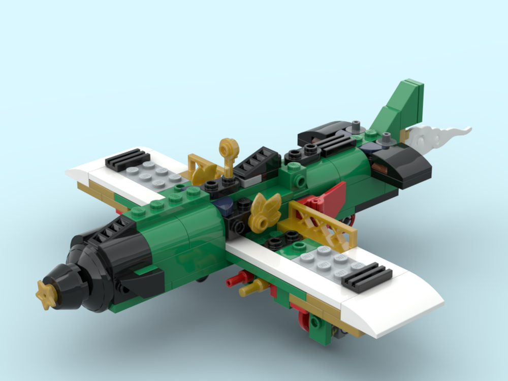 Lego Holiday Fighter Plane - 40700 Alternative Build