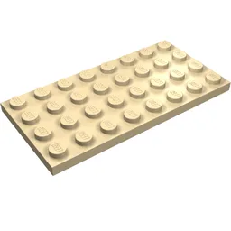 Plate 4 x 8 / Tan