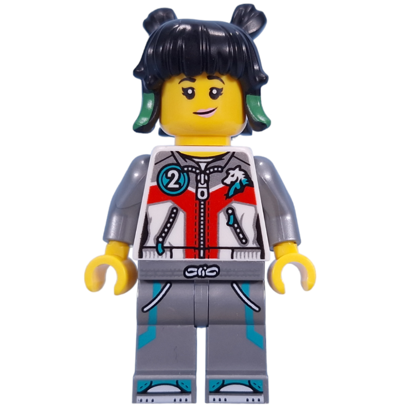 Lego Mei, White and Flat Silver Suit