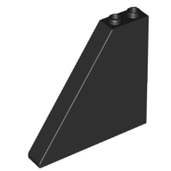 Lego Brick Sloped 55° 1 x 6 x 5 / Black