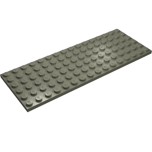 Lego Plate 6 x 16 / Dark Gray