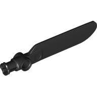 Lego Technic Rotor Blade Small with Hole and Axle Connector End / Black