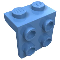 Bracket 1 x 2 - 2 x 2 / Medium Blue