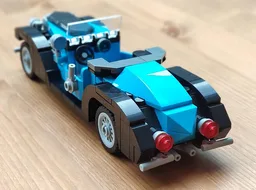Classic azure car
